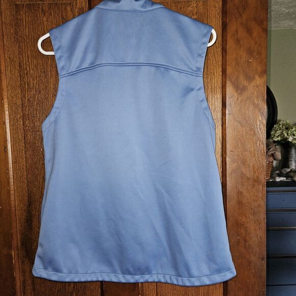 Baleaf Vest Men Medium Blue Full Zip Pockets Performance Hiking Activewear - Picture 2 of 9